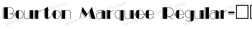 Bourton Marquee Regular字体转换